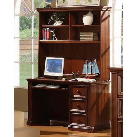 Youth Desk with Hutch and Keyboard Pullout Drawer